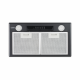 CATA Grupo filtrante  02030408. CAMPANA, GT-PLUS 45 BK /M, Negro. Menos de 60 cm, ,. Clase C